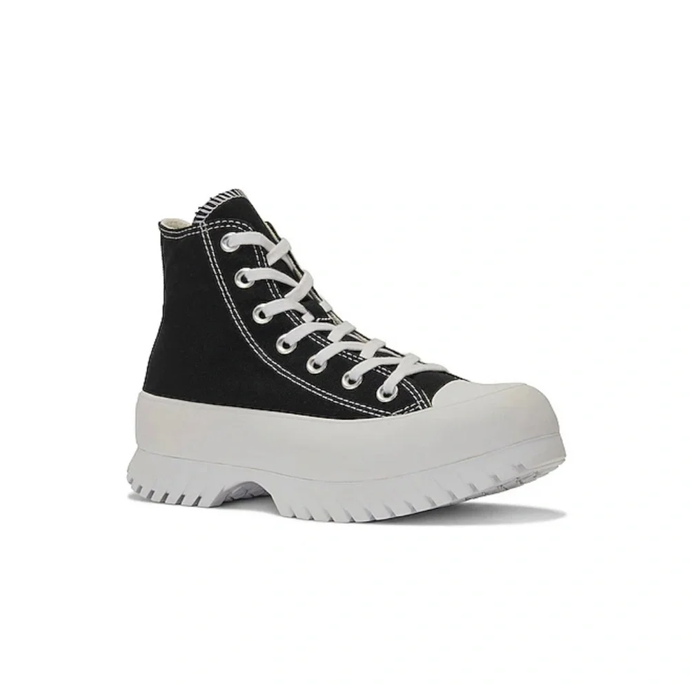 Converse All Star Unisex Lugged 2.0 High Top Black Sneakers Sz M 6.5 W 8.5 NEW - Picture 2 of 12